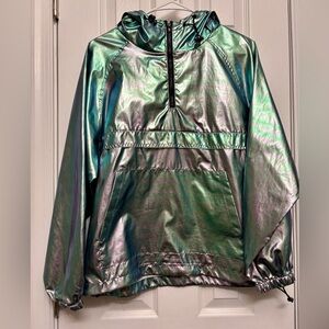 Urban Outfitters Silence + Noise Metallic Color-Shift Anorak Jacket Women’s XS